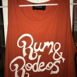 Orange Rum n Rodeos tank